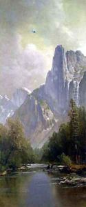 Yosemite Valley with Half Dome by Thomas Hill