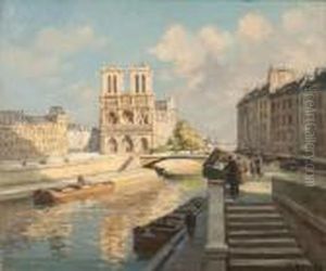 Notre-dame De Paris by Henri Alphonse Barnoin
