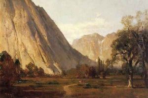 Piute Indians, Yosemite by Thomas Hill