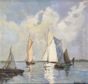 Sailing Ships Off The Coast Sailing Ships Off The Coast