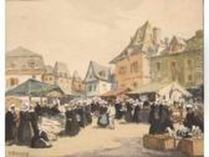 Le Marche Aux Faiences A Quimper Le Marche Aux Faiences A Quimper