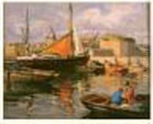 Barques De Peche Dans Un Port