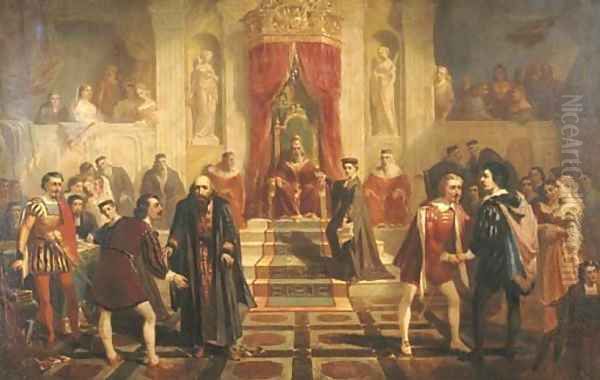 The Trial Scene from the Merchant of Venice - view 1