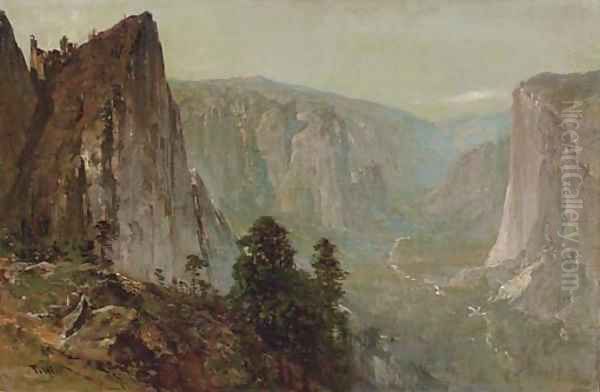 Westward View from Union Point, Yosemite Valley - view 1