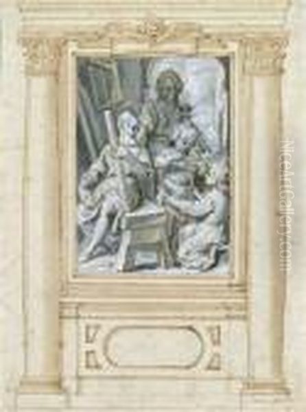 Hl. Familiemit Christus - view 1