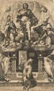 La Vision De Saint Francois by Federico Fiori Barocci