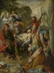 Grablegung Christi. by Federico Fiori Barocci