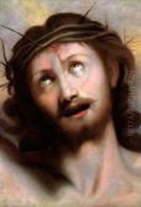 Testa Di Cristo Morente Sulla Croce