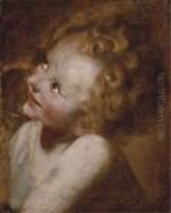 Study Of The Head Of The Christ Child by Federico Fiori Barocci
