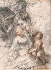 The Rest On The Flight Into Egypt by Federico Fiori Barocci