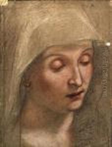 The Head Of The Virgin by Federico Fiori Barocci