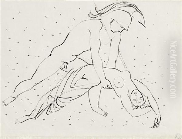 Gladiateur Avec Femme - view 1