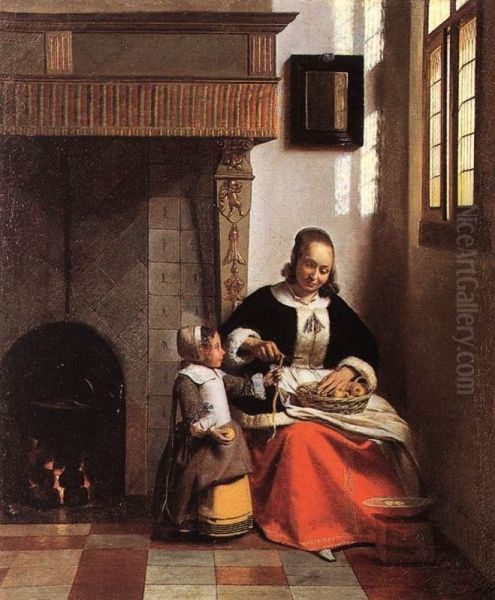Woman Nursing an Infant 1658-60 - view 1