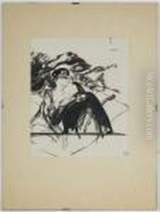 Le Baiser by Maurice Barraud