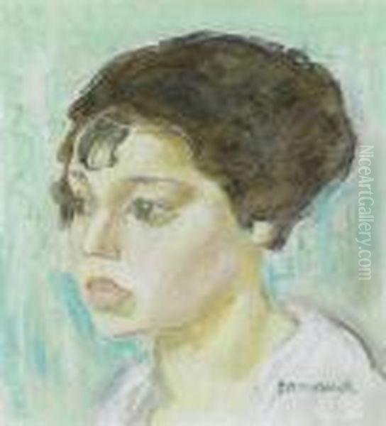Portrait Of A Young Woman. - view 1