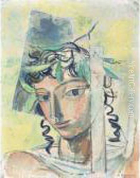 Jeune Homme Avec Couronne De Laurier - view 1