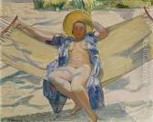 La Sieste Au Soleil by Maurice Barraud