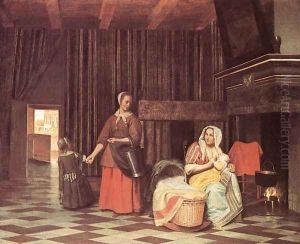 Suckling Mother and Maid 1670-75