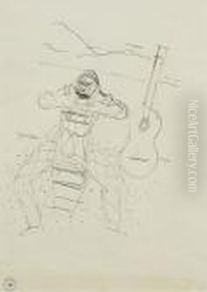 Gitarrenspieler - view 1