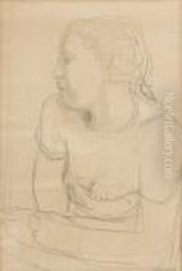 Jeune Fille by Maurice Barraud
