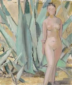 Nu Au Jardin by Maurice Barraud