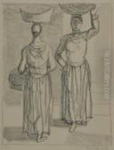 Porteuses De Fleurs by Maurice Barraud