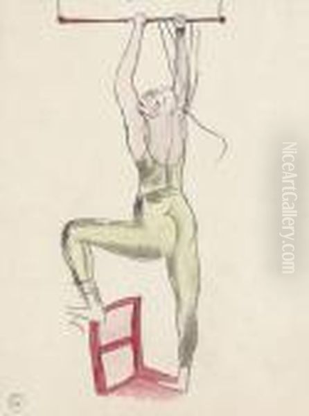 Femme Au Trapeze. - view 1