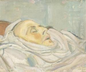 Otto Vautier Sur Son Lit De Mort by Maurice Barraud
