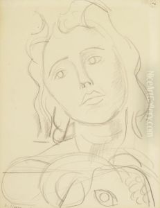 Madchenportrat by Maurice Barraud