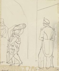 Soldat Und Tanzerin by Maurice Barraud