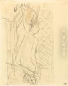 Femme Nue Au Bain by Maurice Barraud