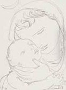 Mutter Mit Kind by Maurice Barraud