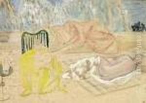 Gesellige Runde Mit Musik by Maurice Barraud