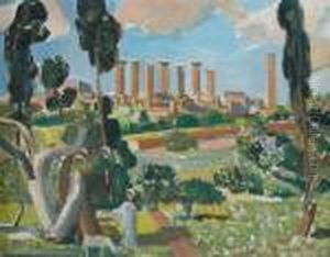 Ruines Du Temple D'hercule by Maurice Barraud