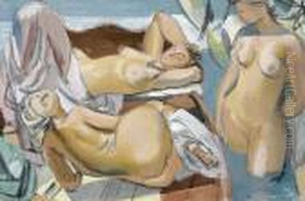 Trois Baigneuses - view 1