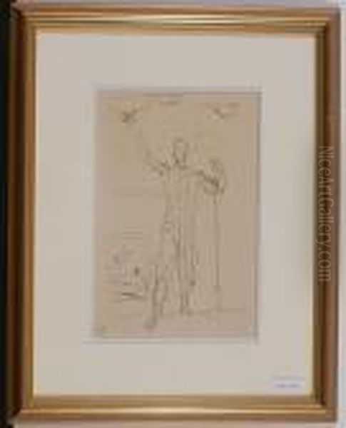 Study For Nicolas De Flue. - view 1
