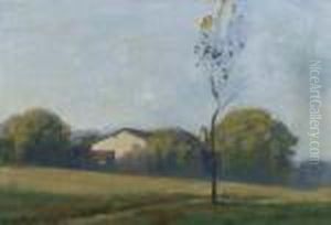 Paysage Genevois. Um 1907. by Maurice Barraud