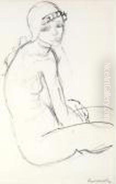 A Nude, Seated - view 1
