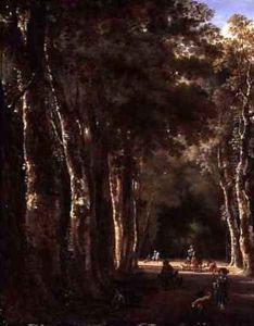 The Avenue by Jan Hackaert