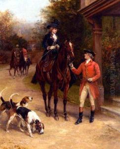 A Hunting Morn by Heywood Hardy