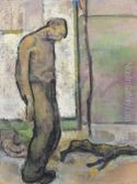 "l'homme Au Chien Creve". - view 1