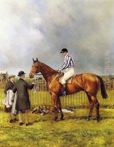Portrait of Captain F. W. Forester on Denis Auburn by Heywood Hardy