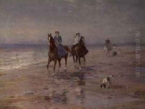 A Ride on the Beach Dublin by Heywood Hardy