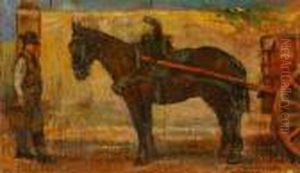 Cavallo Al Barroccio by Giovanni Bartolena