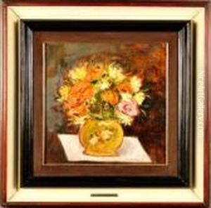 ''vaso Con Fiori'' by Giovanni Bartolena