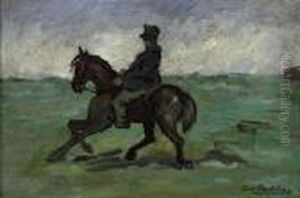 A Cavalry Officer by Giovanni Bartolena