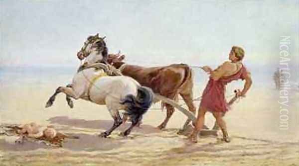Ulysses Ploughing the Sea Shore - view 1