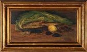 "aringhe E Frutti Dimare" 1925 by Giovanni Bartolena