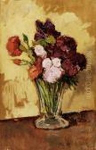 Vaso Con Fiori by Giovanni Bartolena