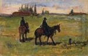 Militari Nella Campagna Toscana